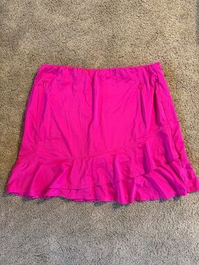 Tail White Label Pink Golf Skirt Skort | Built-In Shorts | Size L